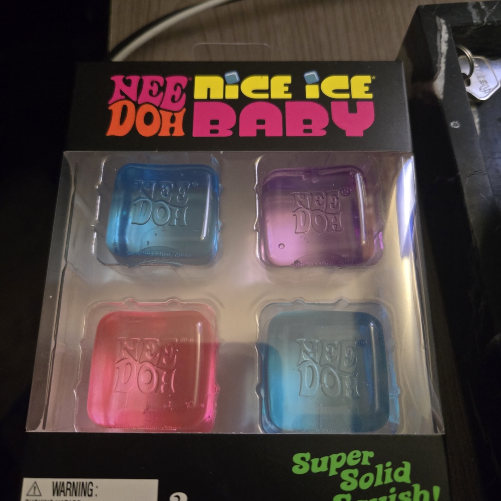 Needoh Nice Ice  Stress- Pink, Purple, Blue Set (GOING QUICK) 🔥